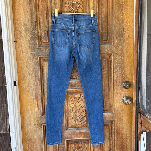 Frame Le High Skinny Jeans Super Stretch High Rise in Poe: Size 25 - Picture 5 of 12